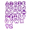 Alphabet Cookie Cutters Set 26pc 5 x 1.5cm