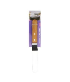 Angle Cake Spatula With Wooden Handle 6in