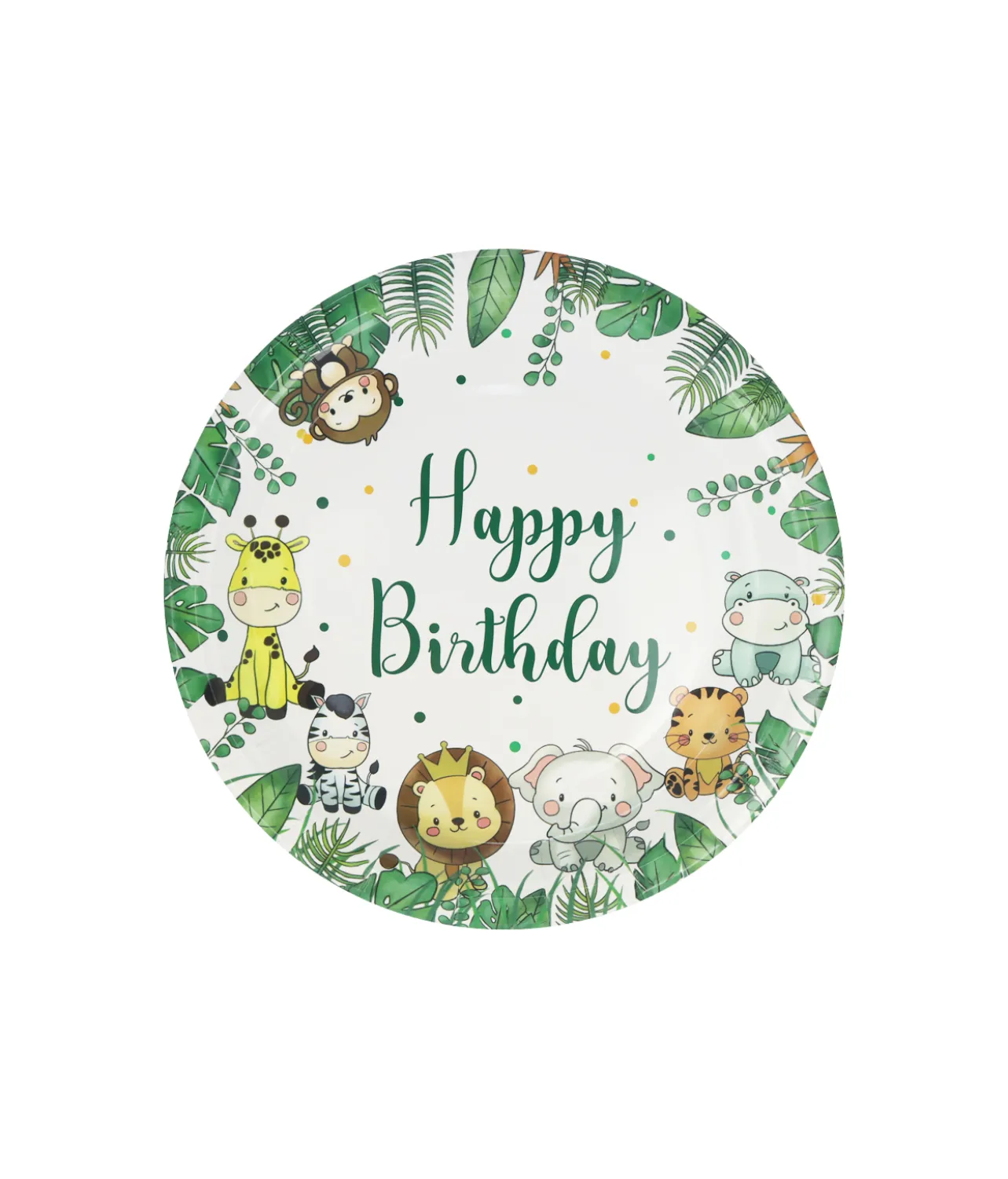 Animal Design Paper Plates 9in 12pk