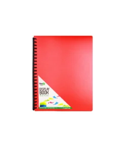 A4 Spiral Display Book 20 Pockets Assorted
