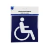 Assistance Sign 15x15cm