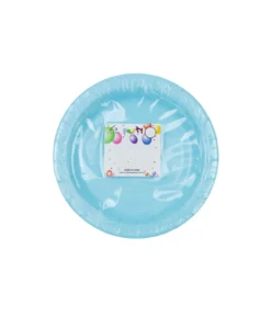 Baby Blue Paper Plates 100pk 9in