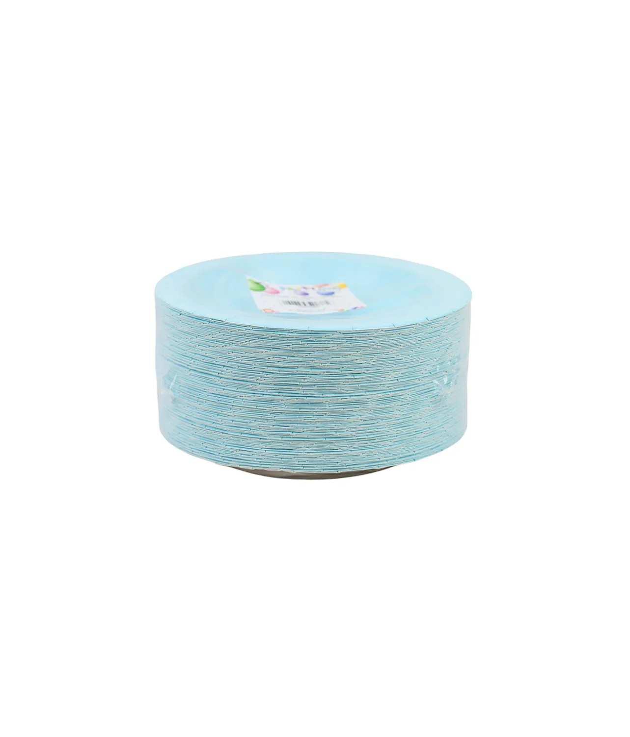 Baby Blue Paper Plates 100pk 7in