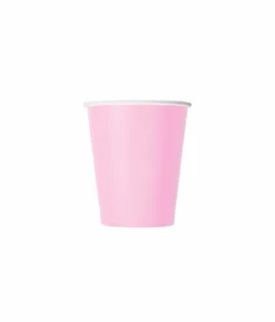 Baby Pink Paper Cups 20x9oz