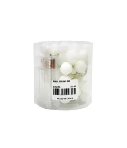 Ball String Cool White Lights 5m