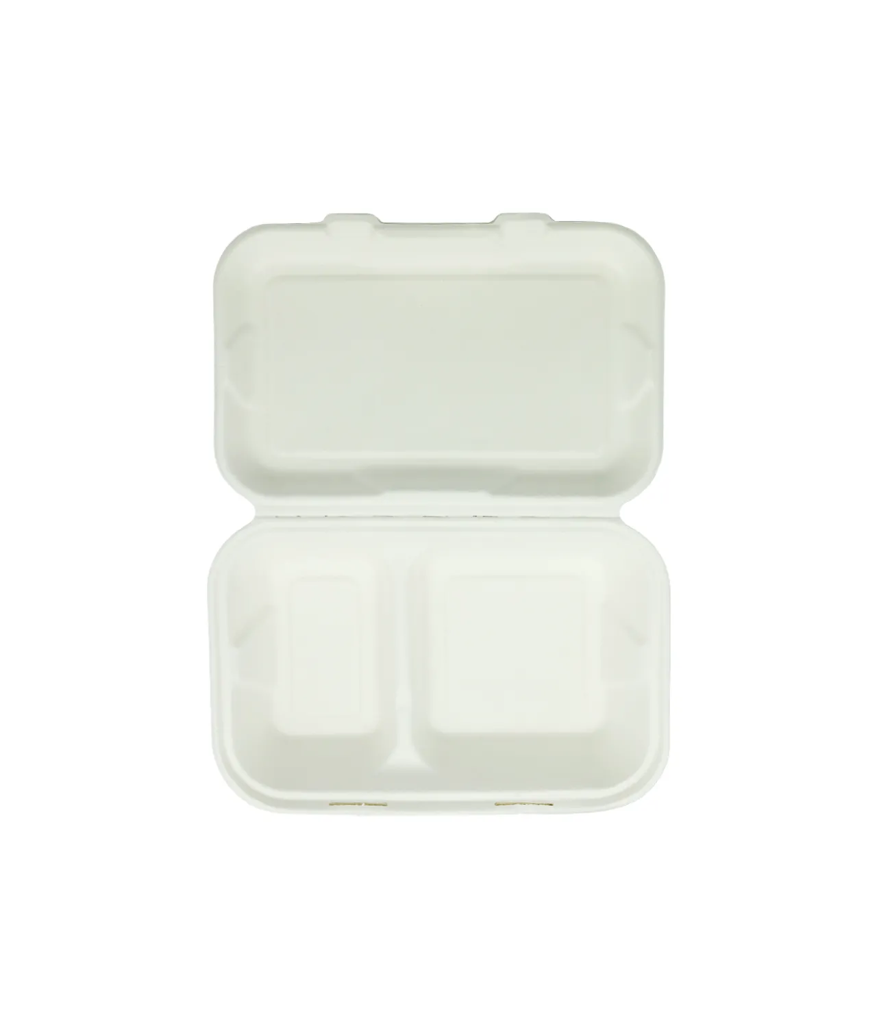 Biodegradable 2 Compartment Container 25cm 10pc
