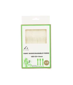 Biodegradable Forks 16.5cm 100pcs