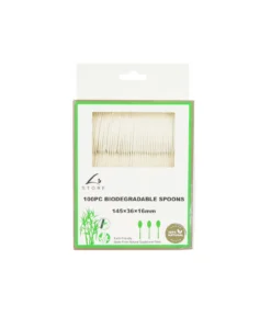 Biodegradable Spoons 14.5cm 100pcs