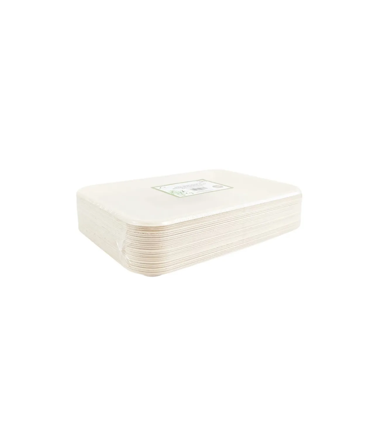 Biodegradable Tray 200x140x15mm 25pc