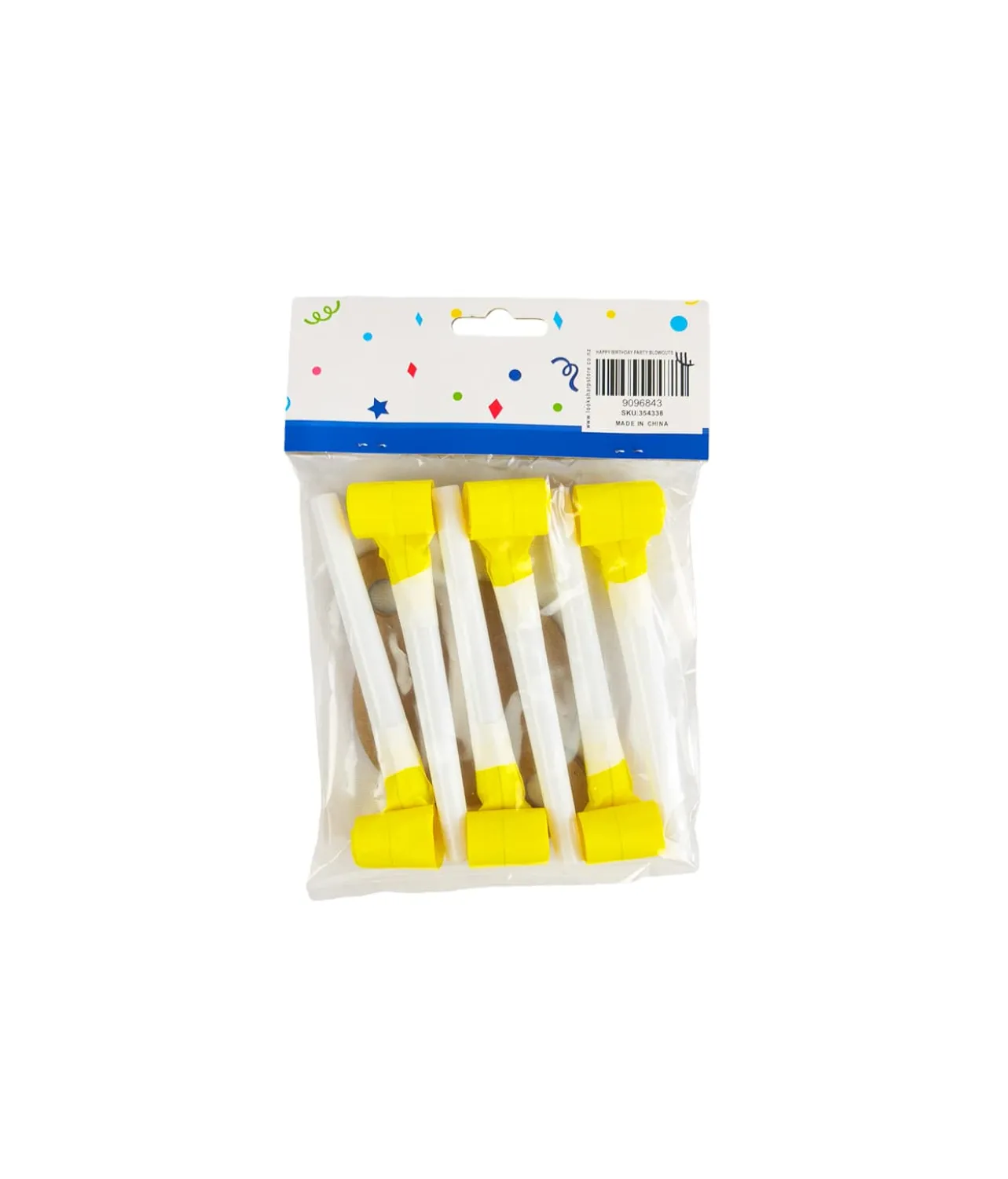 Birthday Boy Paper Blowout 6pcs