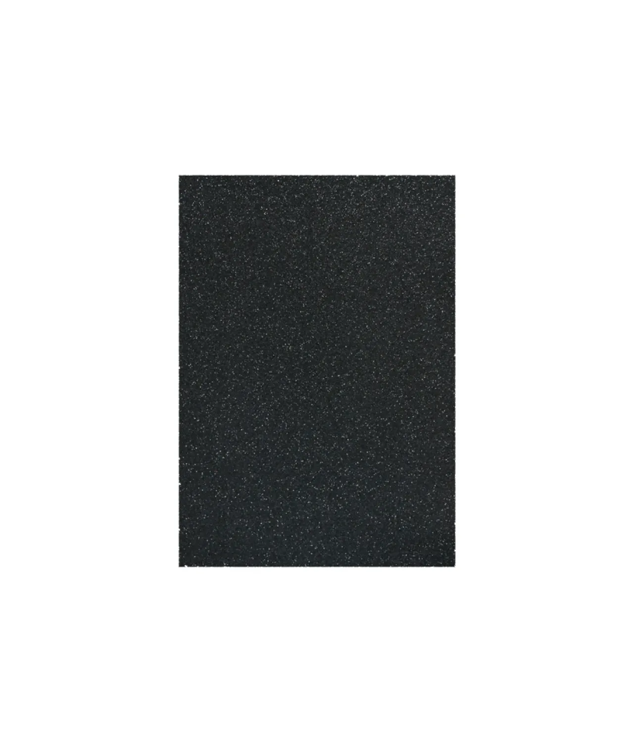 Black A4 Glitter EVA Foam Sheets 10pk