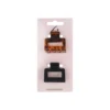 Black & Brown Claw Clip Set 2pc