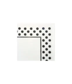 Black Dots Napkins 1py 100pc 30 x 30cm