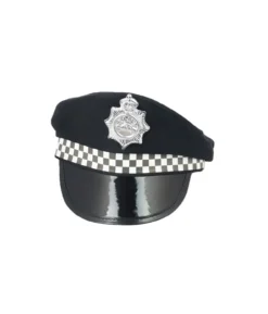 Black English Police Hat