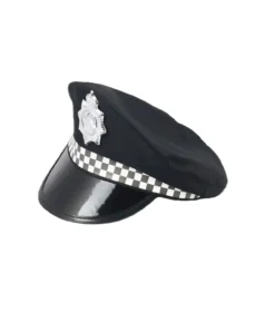 Black English Police Hat