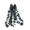 Black Flower Lei 3pc