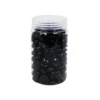 Black Glass Gems 500g 17-19mm