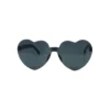 Black Heart Shape Party Glasses