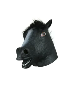 Black Horse Latex Mask