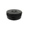 Black Outdoor Folding Stool 25×43.5cm