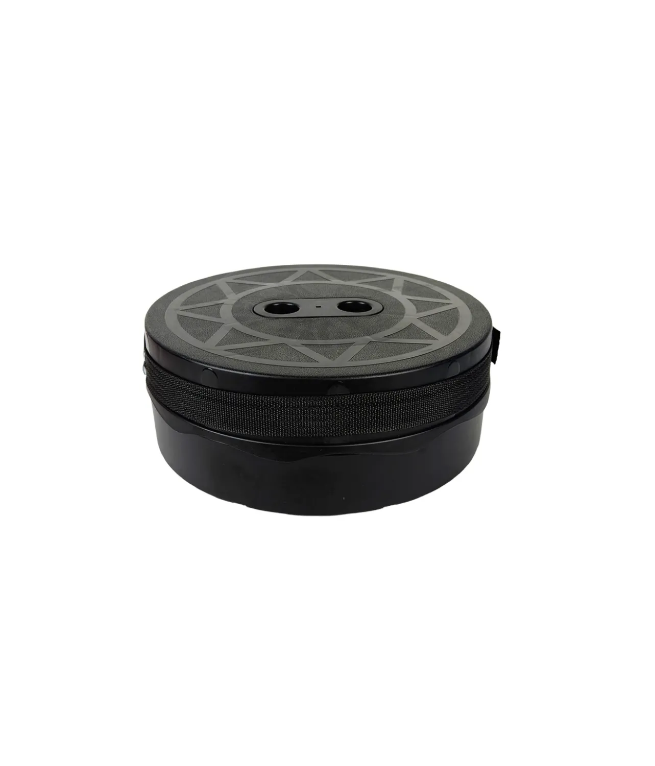 Black Outdoor Folding Stool 25×43.5cm