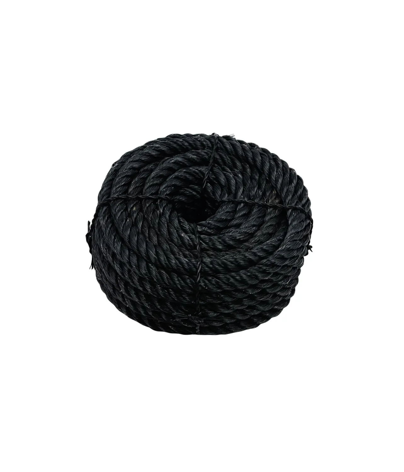 Black Pe Rope Coil 10mm X 8m