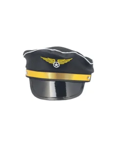 Black Pilot Hat