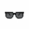 Black Pixel Party Glasses