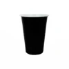 Black PP Plastic Cups 16oz 25pk