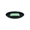 Black Round Serving Plastic Tray