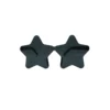 Black Solid Color Party Star Glasses