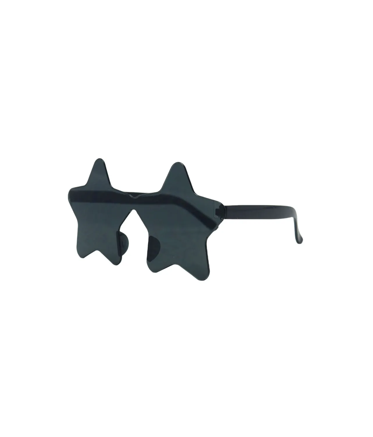 Black Solid Color Party Star Glasses