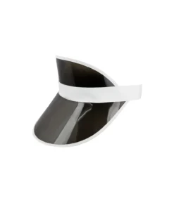 Black Transparent Plastic Visor