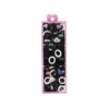Black & White Elastic Hair Rope Set 150pc