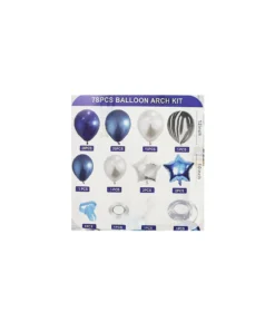 Blue Balloon Garland Kit 78pc