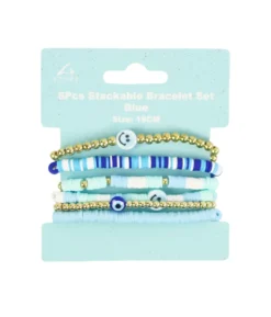 Blue Bracelet Set 6pc