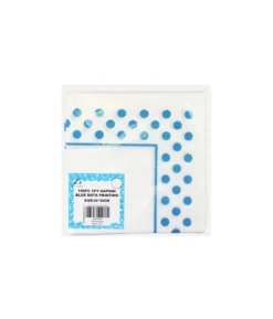 Blue Dots Napkins 1py 100pc 30 x 30cm