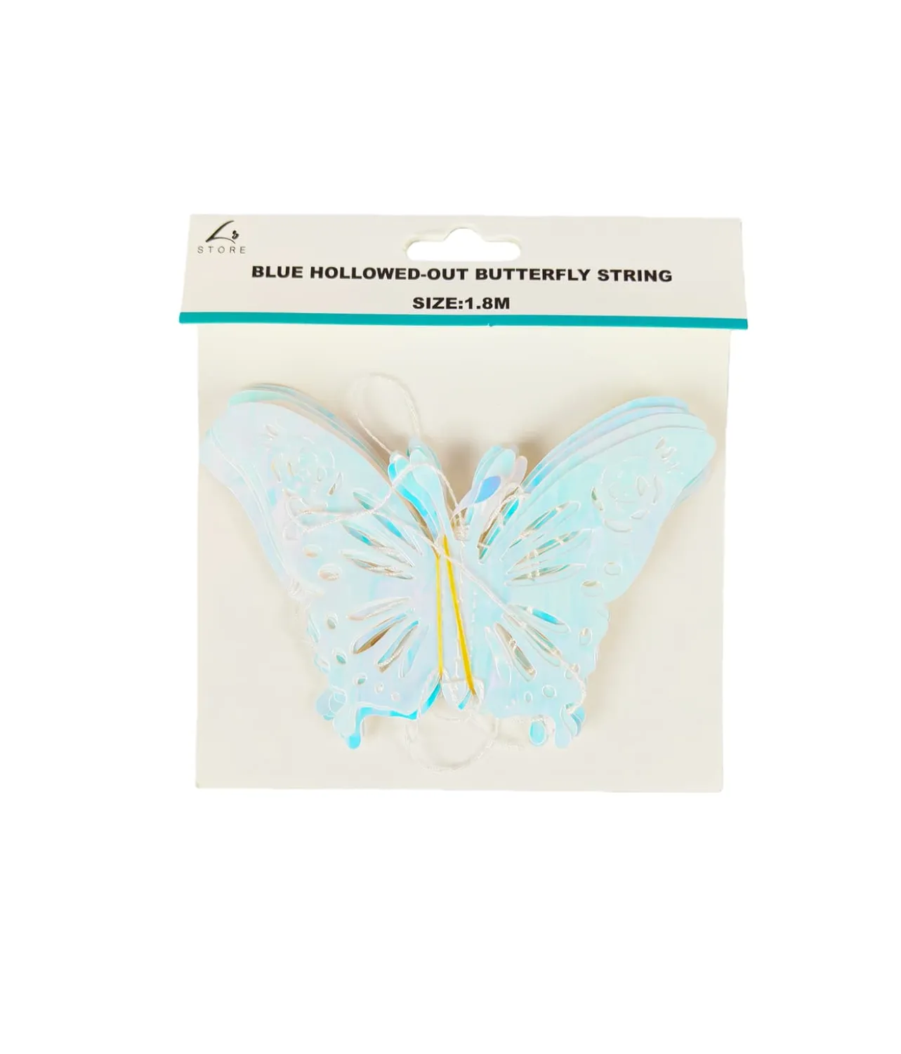 Blue Hollowed-out Butterfly String 1.8m