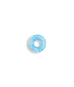 Blue Infested Contact Lens