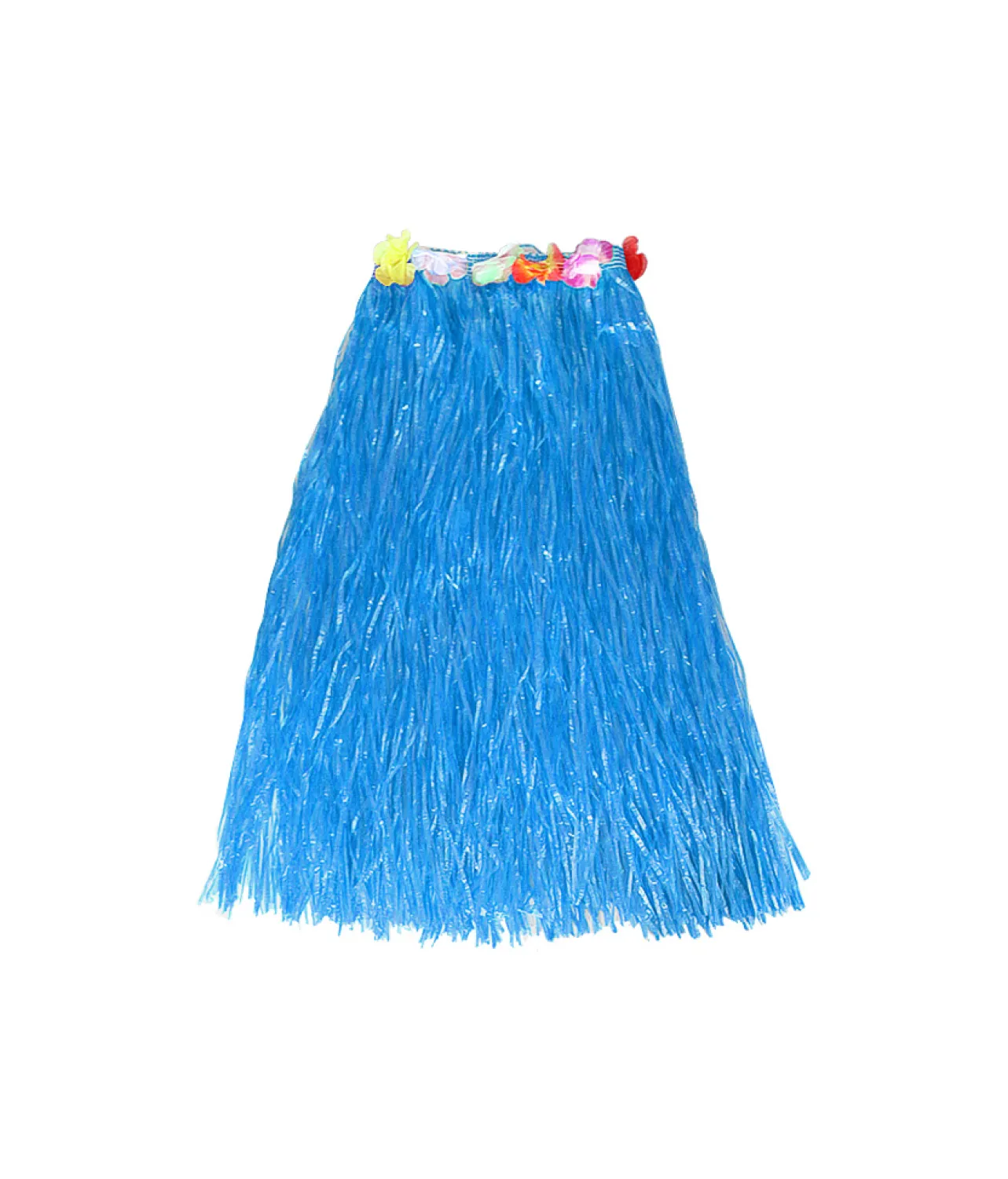 Blue Long Hula Skirt 80cm