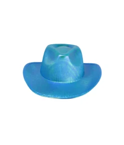 Blue Metallic Cowboy Hat