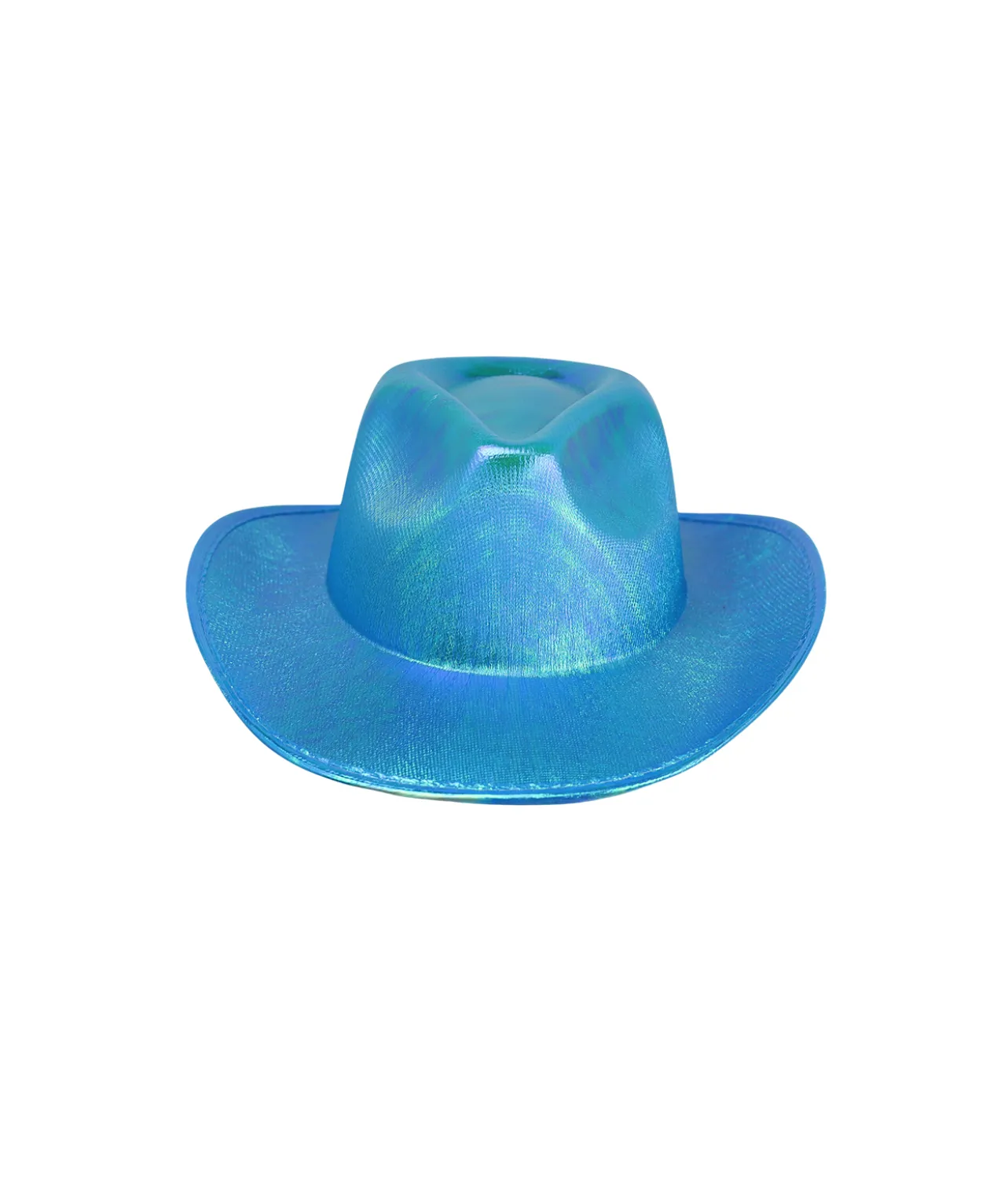 Blue Metallic Cowboy Hat