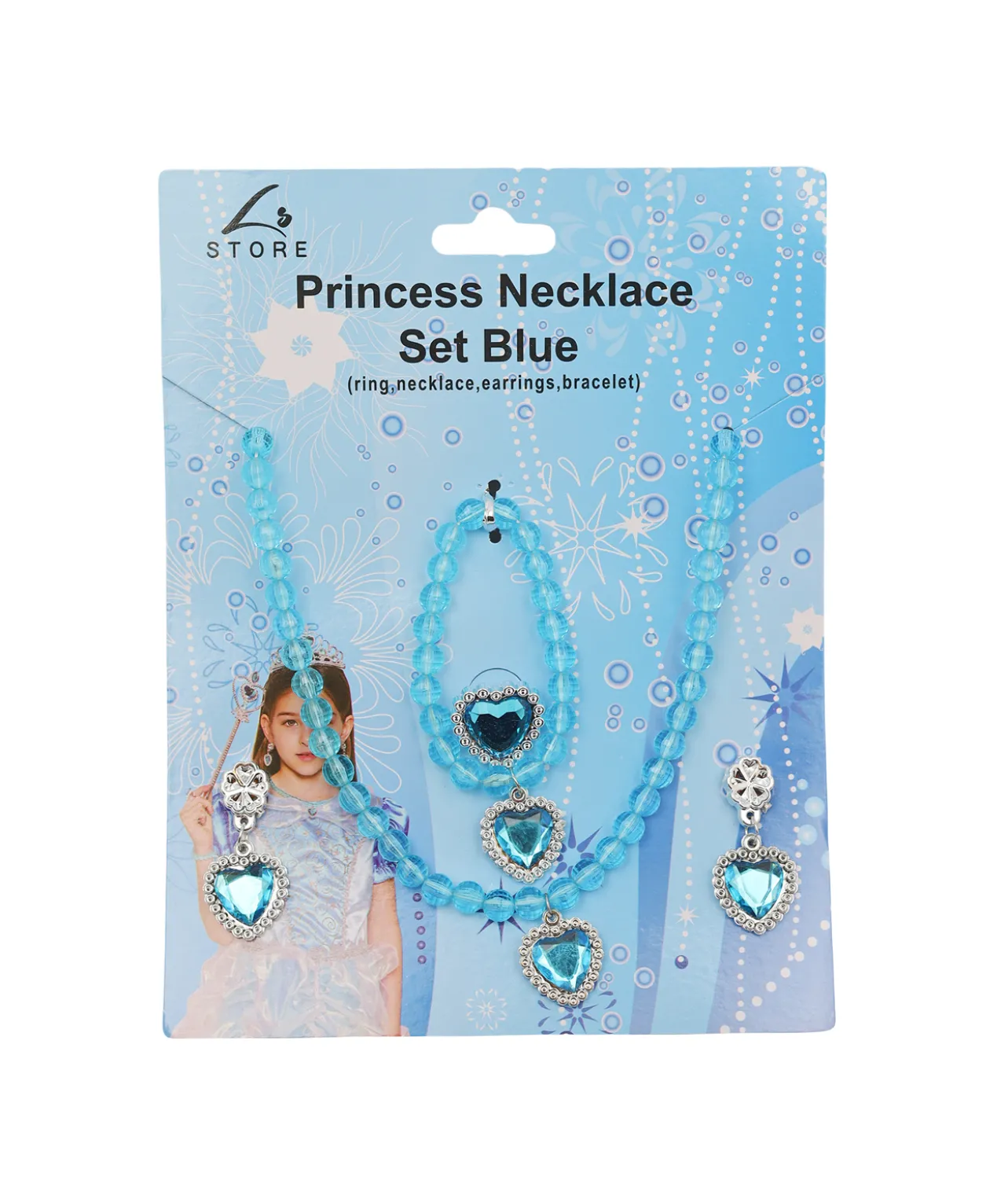 Blue Princess Necklace Set
