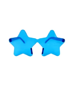 Blue Star Shape Glasses