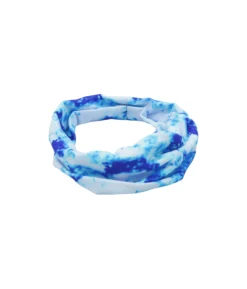 Blue Tie Dye Fabric Headband