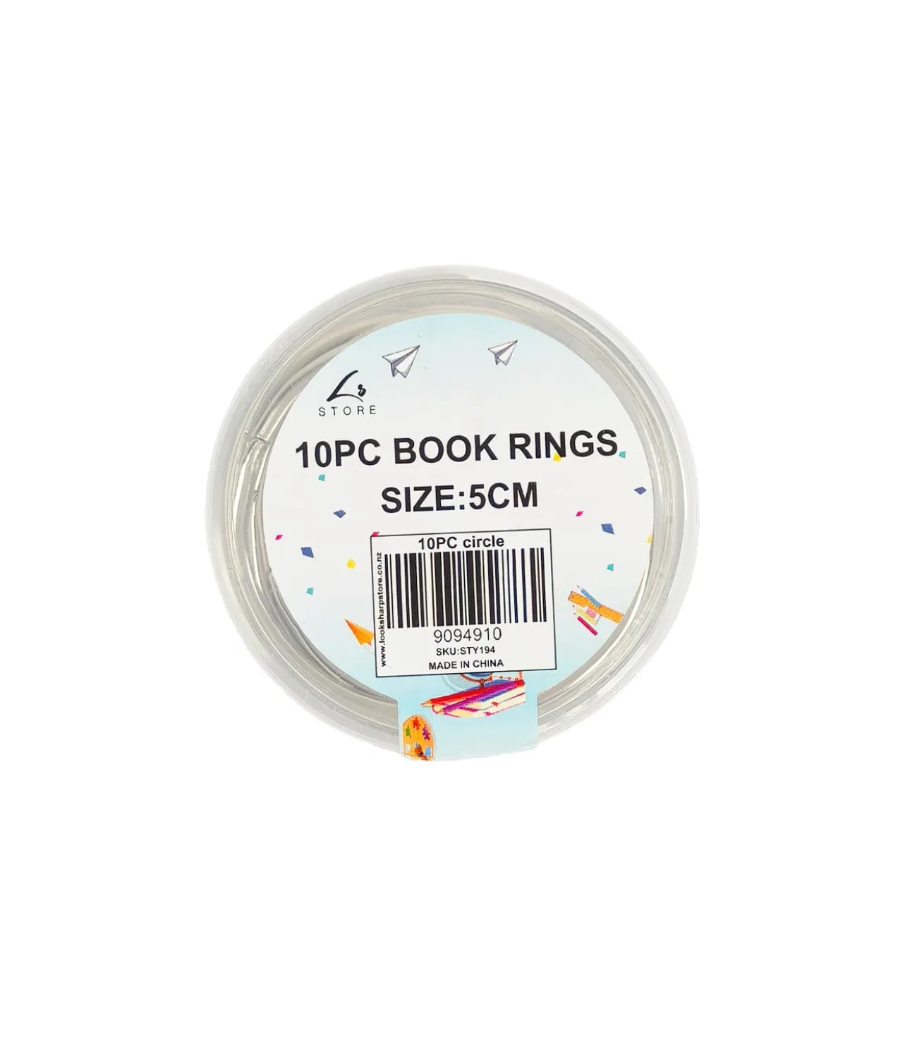 Book rings 10pc 5cm