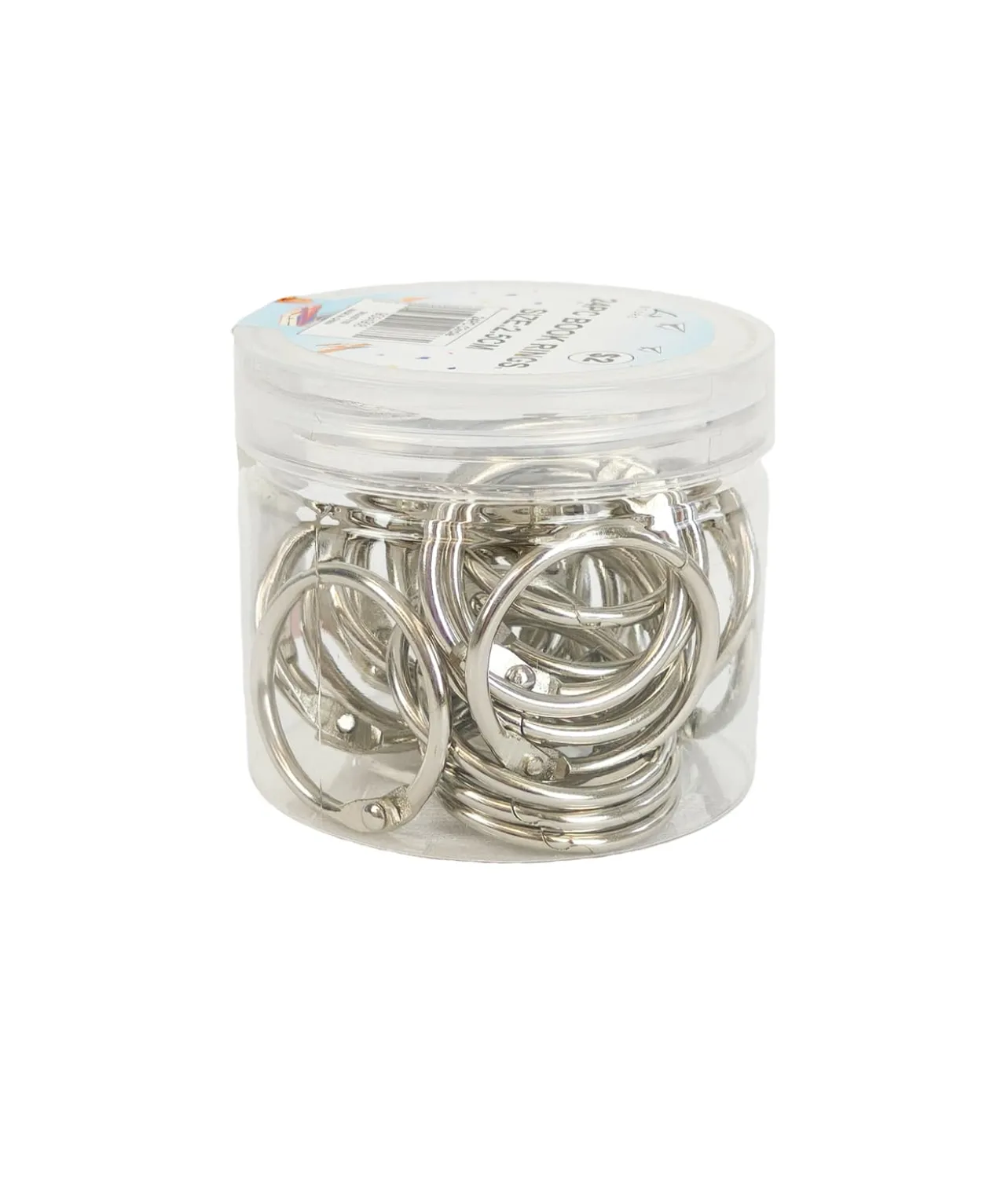 Book rings 24pc 2.5cm