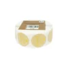 Brown & Gold Thank You Stickers Roll 2.5cm 500pc