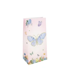 Butterfly Design Paper Bags & Stickers 29cm 10pk