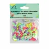 Butterfly DIY Bead Ornament With White Rope 30g